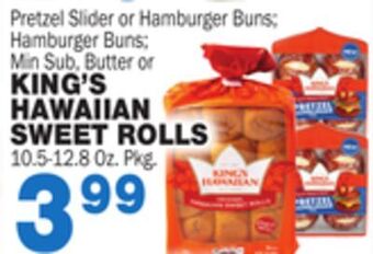 Bravo Supermarkets King's hawaiian sweet rolls offer