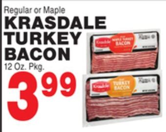 Bravo Supermarkets Krasdale turkey bacon offer