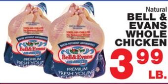 Bravo Supermarkets Bell & evans whole chicken offer