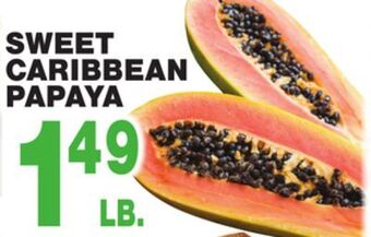 Bravo Supermarkets Sweet caribbean papaya offer