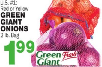 Bravo Supermarkets Green giant onions offer