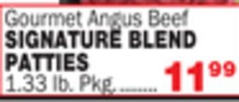 Bravo Supermarkets Gourmet angus beef signature blend patties offer
