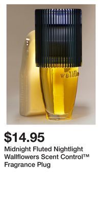 Bath & Body Works Midnight fluted nightlight wallflowers scent control™ fragrance plug offer