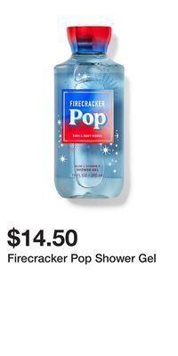 Bath & Body Works Firecracker pop shower gel offer