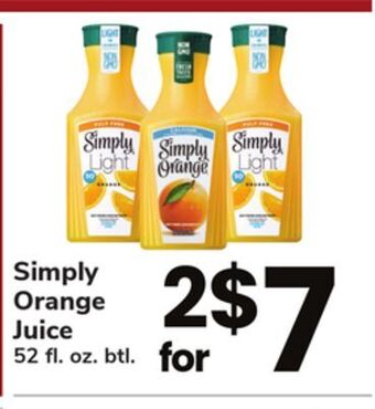 ACME Simply orange juice offer