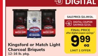 ACME Kingsford or match light charcoal briquets offer
