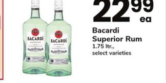 ACME Bacardi superior rum offer