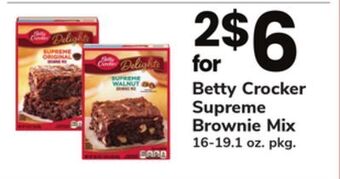 ACME Betty crocker supreme brownie mix offer