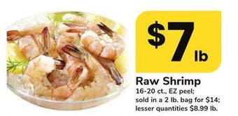 ACME Raw shrimp offer