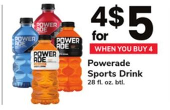 ACME Powerade sports drink offer