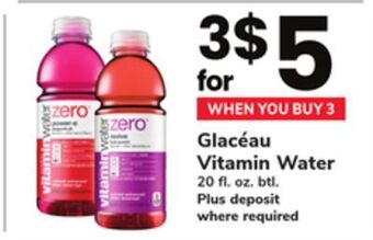 ACME Glacéau vitamin water offer