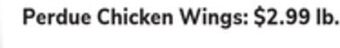 ACME Perdue chicken wings offer