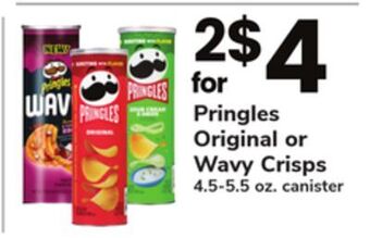 ACME Pringles original or wavy crisps offer