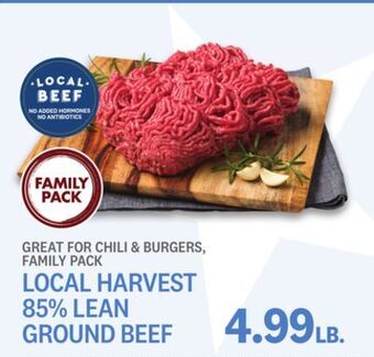 Kings Food Markets Local harvest 85% lean ground beef offer