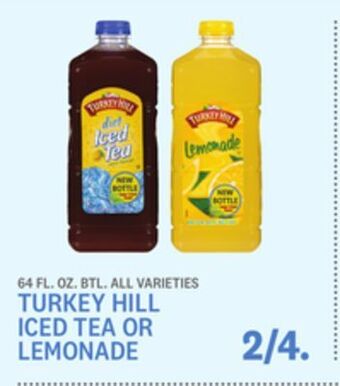 Kings Food Markets Turkey hill iced tea or lemonade offer