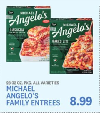 Kings Food Markets Michael angelo's family entrees offer