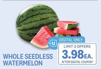 Kings Food Markets Whole seedless watermelon offer