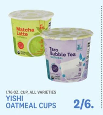Kings Food Markets Yishi oatmeal cups offer