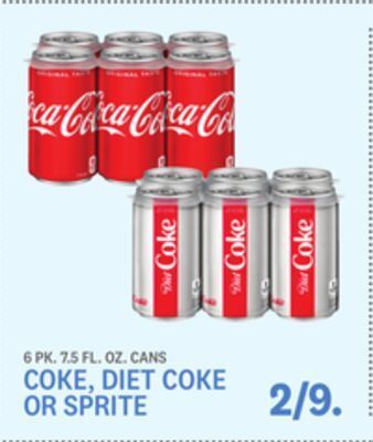 Kings Food Markets Coke, diet coke or sprite offer