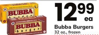 ACME Bubba burgers offer