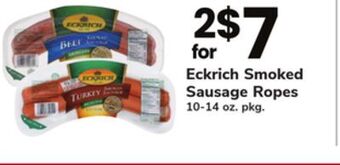 ACME Eckrich smoked sausage ropes offer