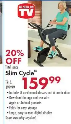Boscov's Slim cycle™ scenic rides offer