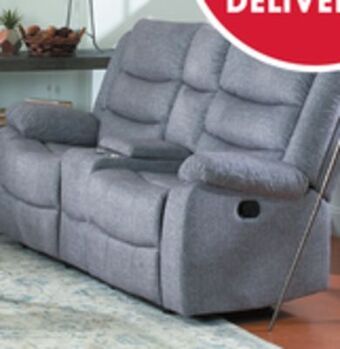 Boscov's Reclining console loveseat offer