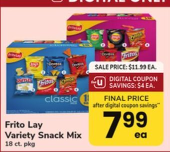 ACME Frito lay variety snack mix offer