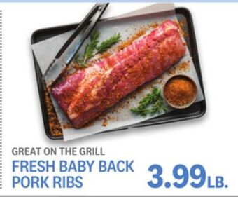 Kings Food Markets Fresh baby back pork ribs offer