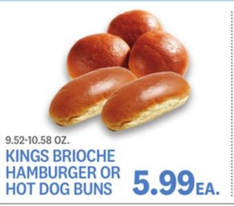 Kings Food Markets Kings brioche hamburger or hot dog buns offer