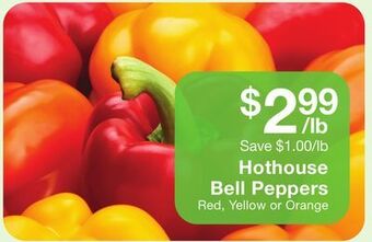 Fairway Store Market Hothouse bell peppers offer
