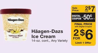 Fairway Store Market Häagen-dazs ice cream offer