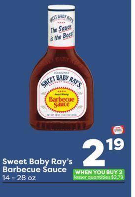 Weis Markets Sweet baby ray's barbecue sauce offer