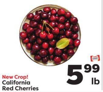 Weis Markets California red cherries offer
