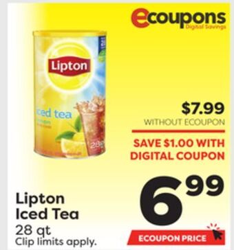 Weis Markets Lipton iced tea offer