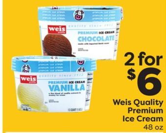 Weis Markets Weis quality premium ice cream offer