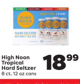 Weis Markets High noon tropical hard seltzer offer