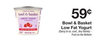 The Fresh Grocer Low fat yogurt offer