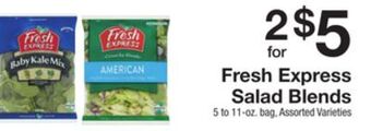 The Fresh Grocer Salad blends offer