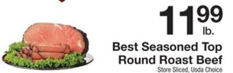 The Fresh Grocer Best seasoned top round roast beef offer