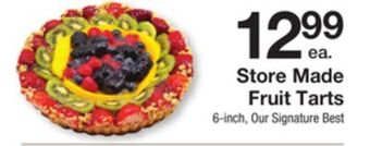 The Fresh Grocer Store made fruit tarts offer