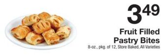 The Fresh Grocer Fruit filled pastry bites offer