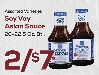 DeCicco & Sons Soy vay asian sauce offer