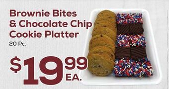 DeCicco & Sons Brownie bites & chocolate chip cookie platter offer