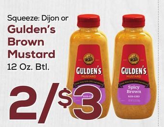 DeCicco & Sons Gulden's brown mustard offer