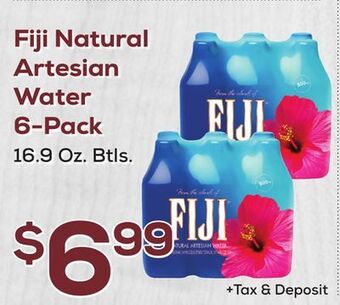 DeCicco & Sons Fiji natural artesian water 6-pack offer