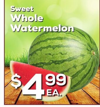 DeCicco & Sons Whole watermelon offer