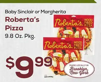 DeCicco & Sons Roberta's pizza offer