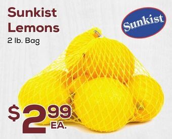 DeCicco & Sons Sunkist lemons offer