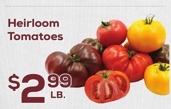 DeCicco & Sons Heirloom tomatoes offer
